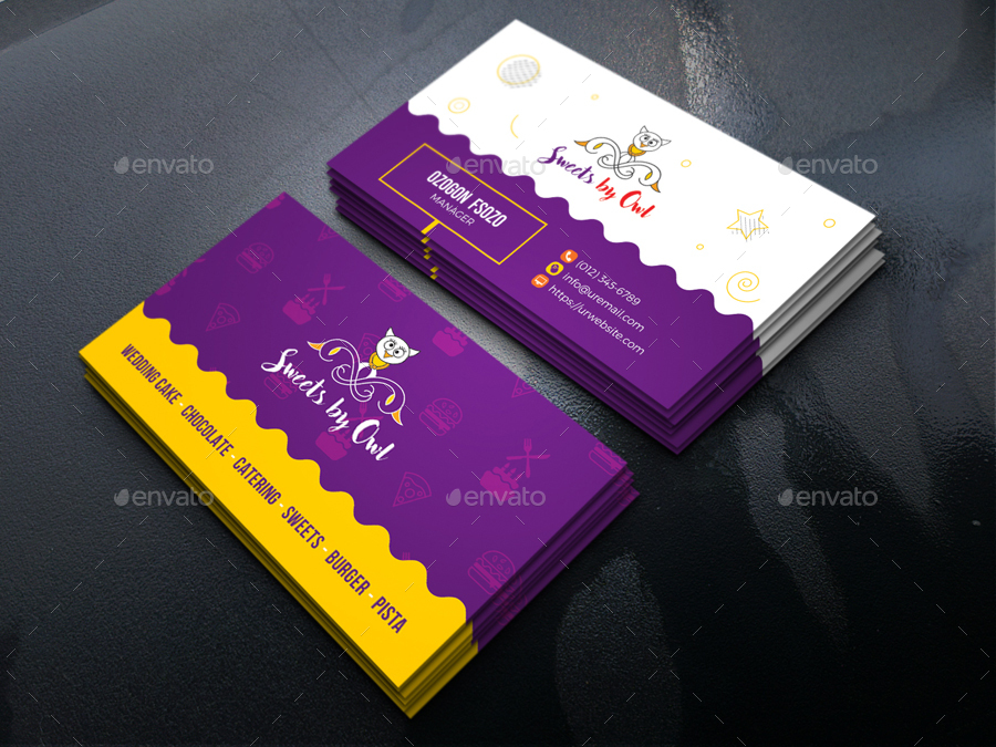 Sweets Business Card, Print Templates GraphicRiver